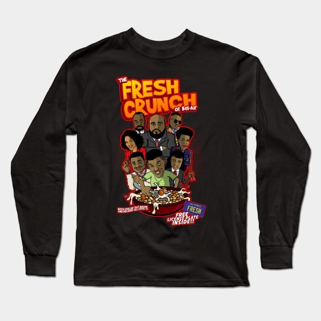 The Fresh Crunch of Bel-Air Long Sleeve T-Shirt by kickpunch
